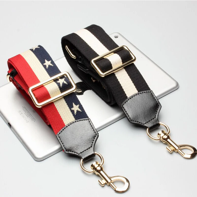 New StrapYou Stripe Shoulder Bag Strap Women Bags Belt Wide Nylon Crossbody Belt Accessory Bags ...