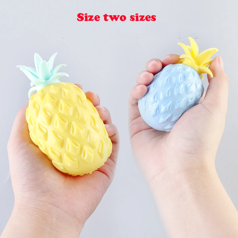 Huilong Children s Pineapple Decompression Ball Size Soft Gel Squeezing Candy Color Hot Hand Feel Good 4