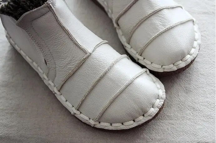 Günstige HUIFENGAZURRCS Neue Reine handgemachte stiefel, Echtes leder schuhe, Die retro kunst mori mädchen schuhe, casual retro kurze stiefel, 3 farben