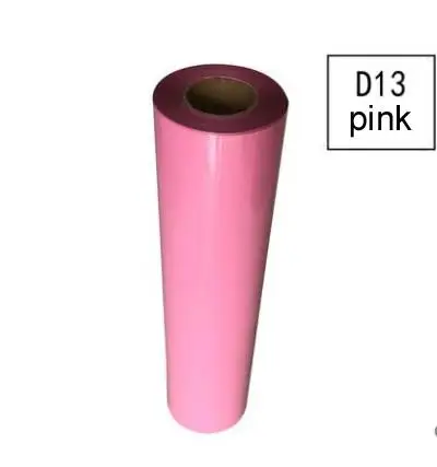 pink Распродажа! 1 лист 1" x 40"/30 см x 100 см ПУ теплопередача Винил для термопресса машина теплопередачи винил режущий плоттер - Цвет: pink