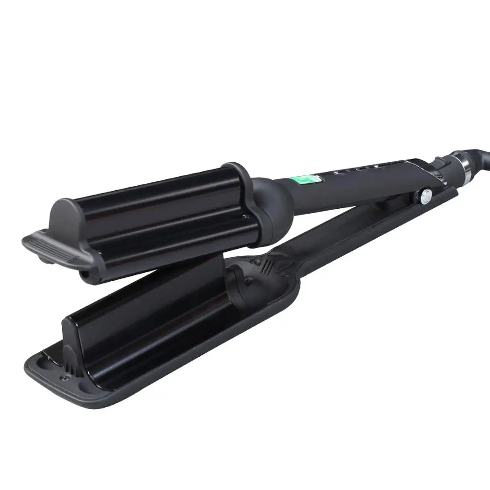 

Deep Wave Hair Curling Irons Ceramic Triple Barrel Big Wave Curlers Big Corrugated 3 Barrel Hair Curler for All Hair