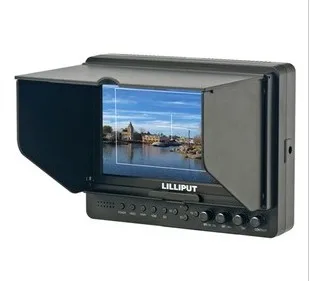 US $489.00 Lilliput 7 Inch 665S Field Monitor 3GSDI HDMI IN OUT Peaking Exposure HistogramHigh Resolution1024x600