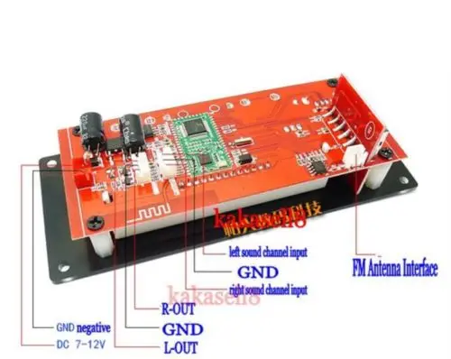 MP3 декодирующая плата 4 0 Bluetooth беспроводное аудиоустройство модуль USB sd радио APE FLAC