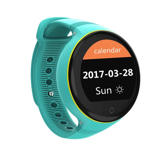 Gps Детские умные часы S668 SIM Wifi сенсорный экран SOS отслеживание местоположения вызова Вибрация анти-потеря удаленный монитор для Android IOS Телефон - Цвет: Зеленый