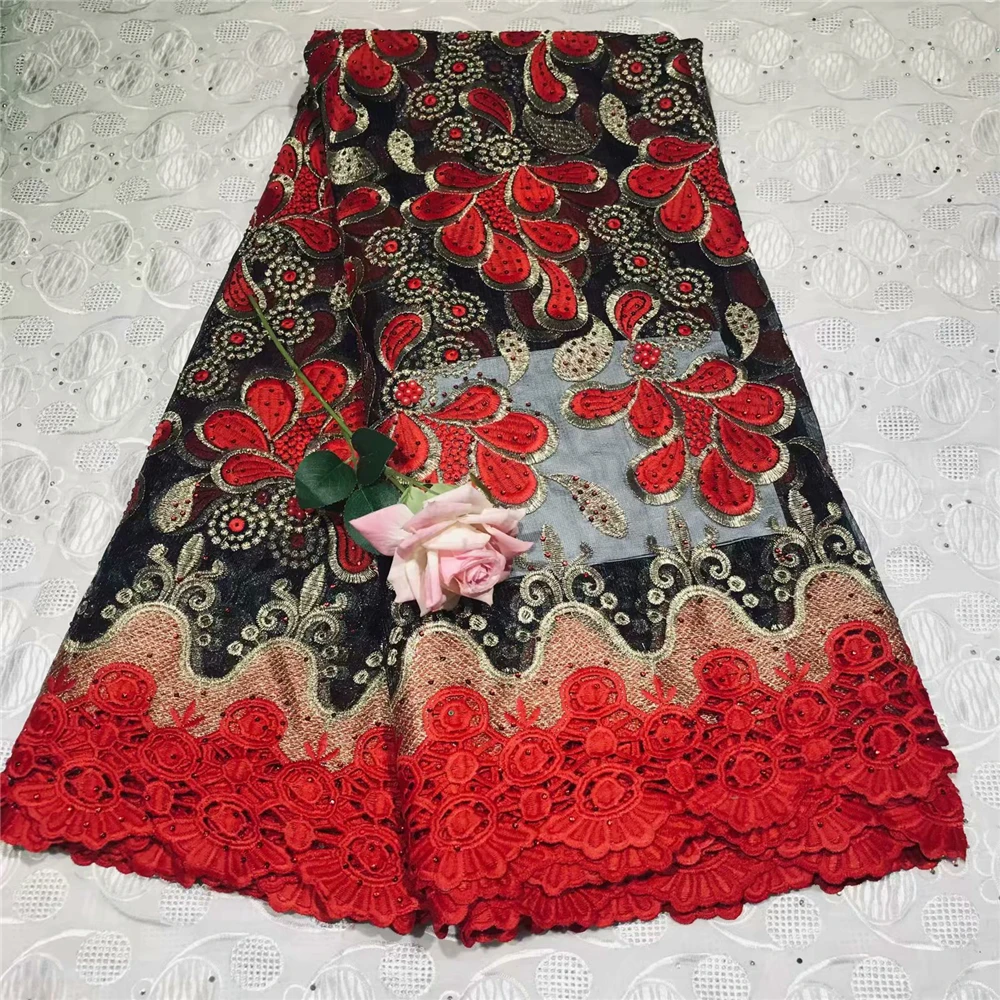

2019 Latest French Nigerian Laces Fabrics High Quality Tulle African Laces Fabric Wedding African French Tulle Lace Fabric
