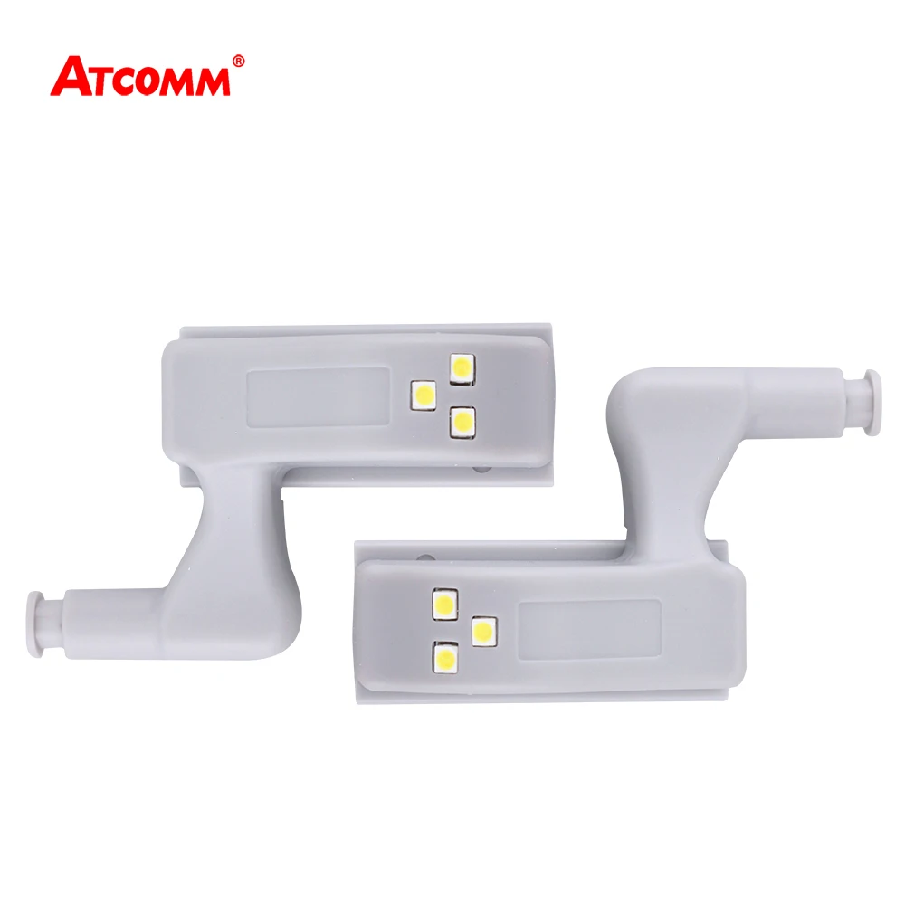 LED Door Hinge Light Universal Cabinet Cupboard Closet Wardrobe Inner Sensor Lighting System 10Pieces/Lot | Обустройство дома