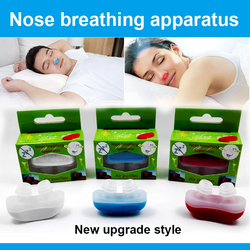 

Drop shipping Air Relieve Snoring Nose Snore Stopping Breathing Apparatus Guard Sleeping Device Anti Snore Silicone Generation