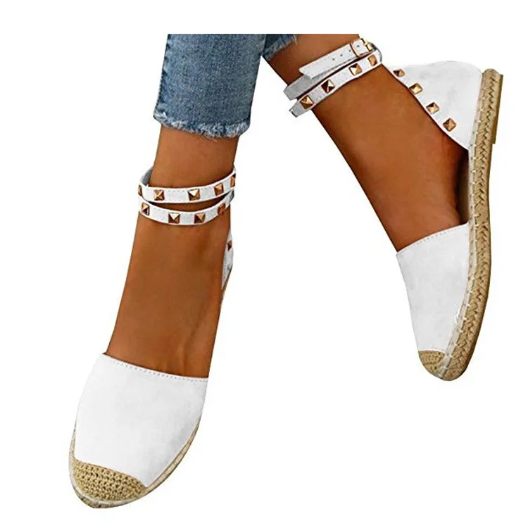 Women Sandals Fashion Peep Toe Summer Shoes Woman Faux Suede Flat Sandals Size 35-43 Casual Shoes Woman Sandals Zapatos Mujer (1)