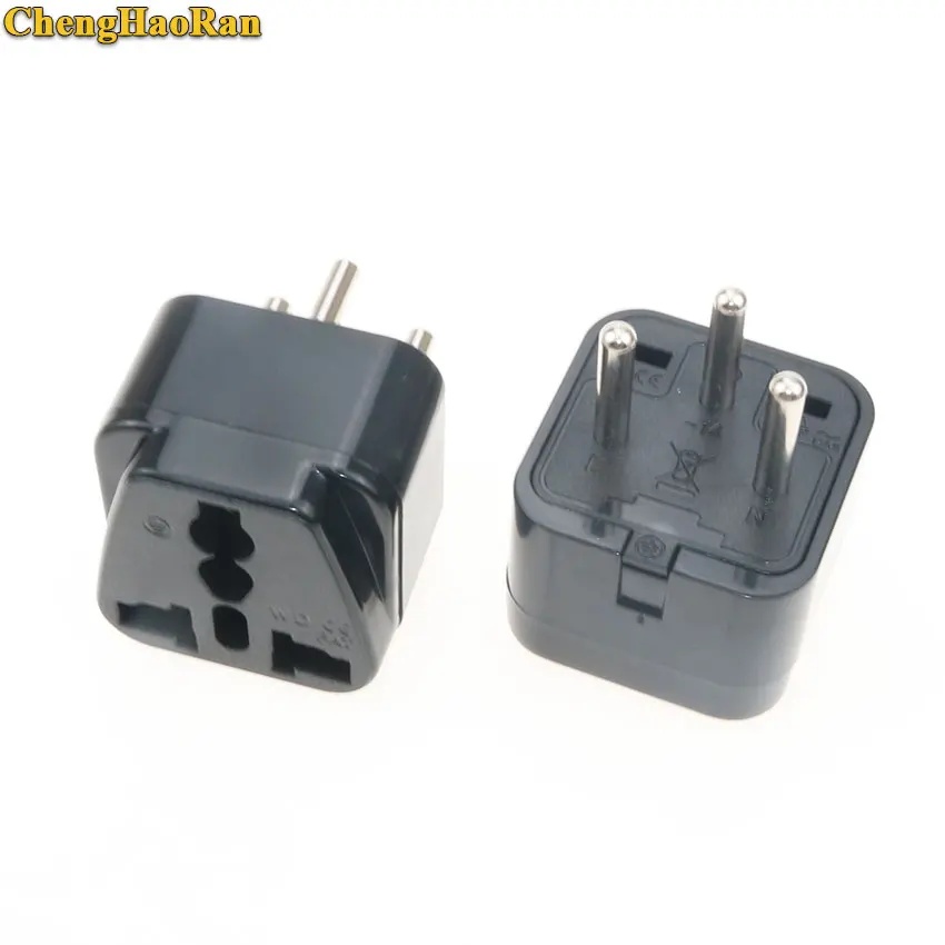 Адаптер ChengHaoRan ISREA IL 3 Pin EU Euro AU US UK To Israel Travel Adapter электрический шнур питания |