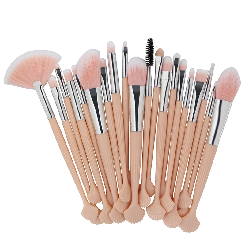 20 шт./наборы Кисть для макияжа Русалка наборы кистей основа Косметическая кисть