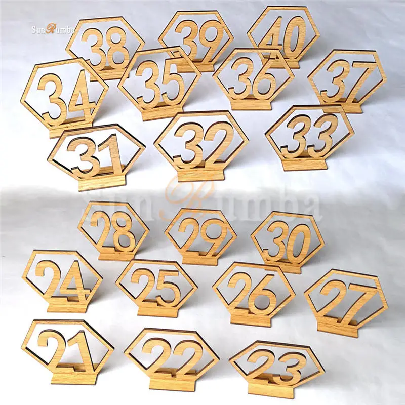 table numbers wedding signs MUW-131- 25