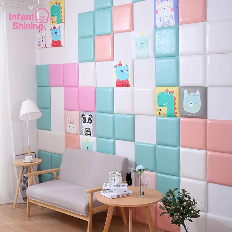 

Wall Stickers Cartoon Self-adhesive Cute Children's Room Wall Sticker 30x30CM Bedroom Warm Wall Decoration 3d Wall Sticker