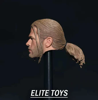 

1/6 Scale male man boy head play The Avengers Thor Braid Head Sculpt Model PVC Toys Fit 12" Action Figure Body