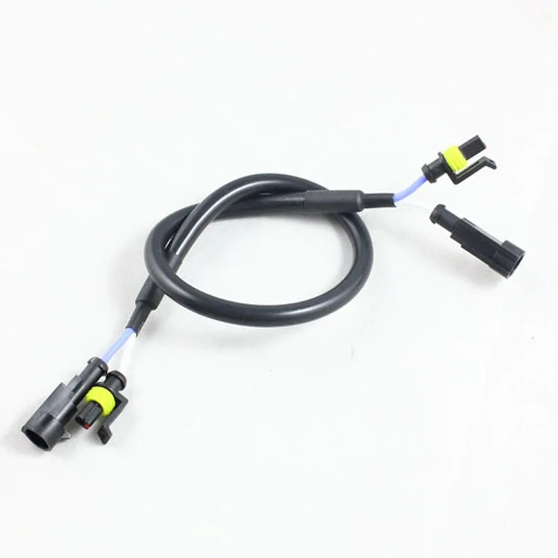 50cm 0.5 Meters AMP socket Extension Wire wiring HID high voltage cord Cable 2PCS