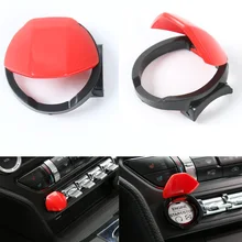 YAQUICKA Fit Per Ford Mustang 2015 2016 Motore 2017 Auto Start Stop Regolare Tasto di Interruttore Tappo di Copertura Auto-covers Accessori Auto ABS