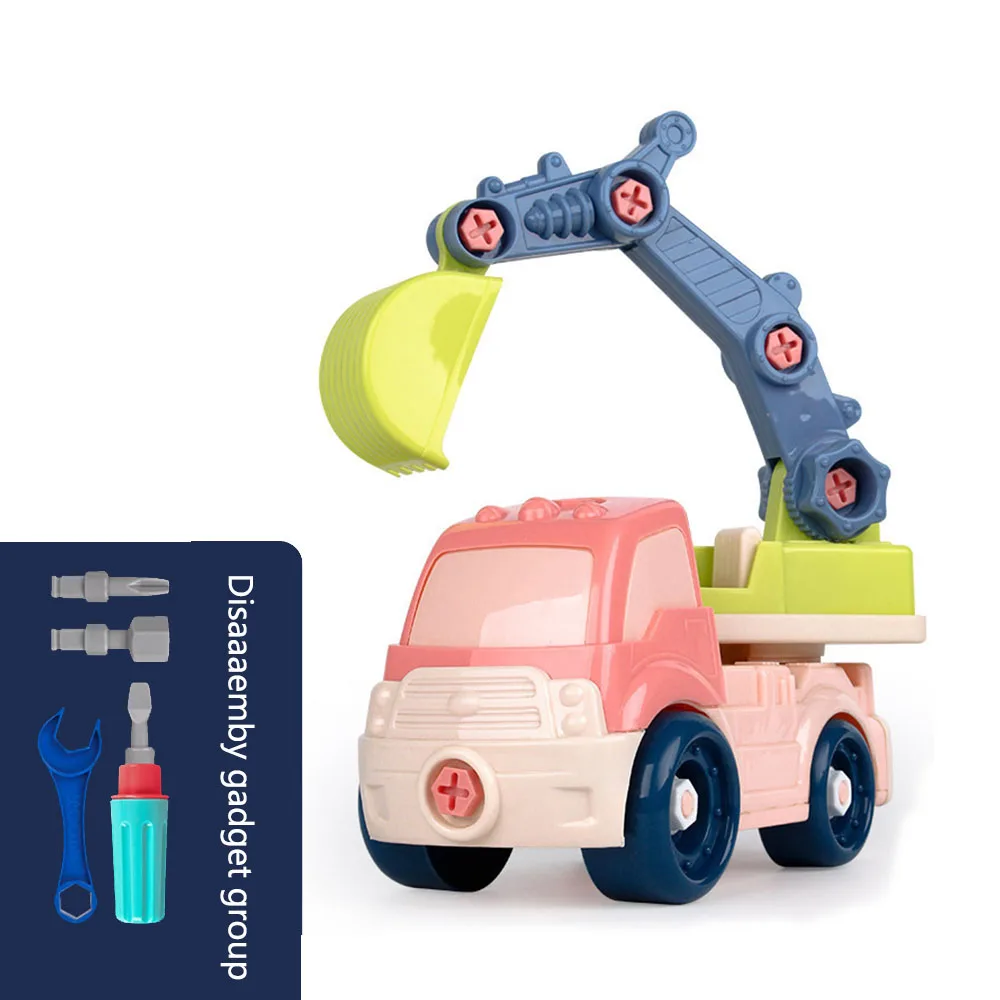

One Set Big Car Toys Diecast Vehicle Set Construction Excavator Engineering Vehicle Kit Kids Toy Simulation Car Send Removal Kit
