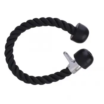 

Tricep Rope Push Pull Down Press Multi Gym Bodybuilding Cord Attachment for Home or Gym Use Fitness Exercise Body Equipment