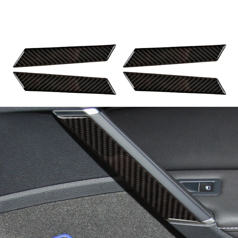 ZDPARTS подходит для Volkswagen VW Golf 7 GTI R GTE GTD MK7 LHD 2013 2017 ручка двери из углеродного волокна