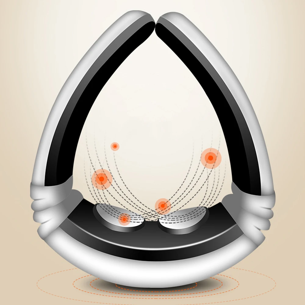 Массажер для шеи Бытовой электрический импульс массажер для шеи позвонка импульсный ФИЗИОТЕРАПЕВТИЧЕСКИЙ акупунктурный магнитный терапевтический инструмент для снятия боли