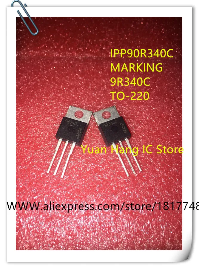 

Free shipping 10pieces IPP90R340 IPP90R340C 9R340 9R340C TO-220