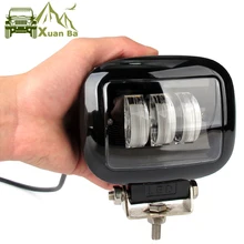 6D объектив 5 дюймов круглый квадратный светодиодный рабочий светильник 12 В для автомобиля 4WD ATV SUV UTV Trucks 4x4 внедорожный мотоцикл Авто Рабочий светильник для вождения s