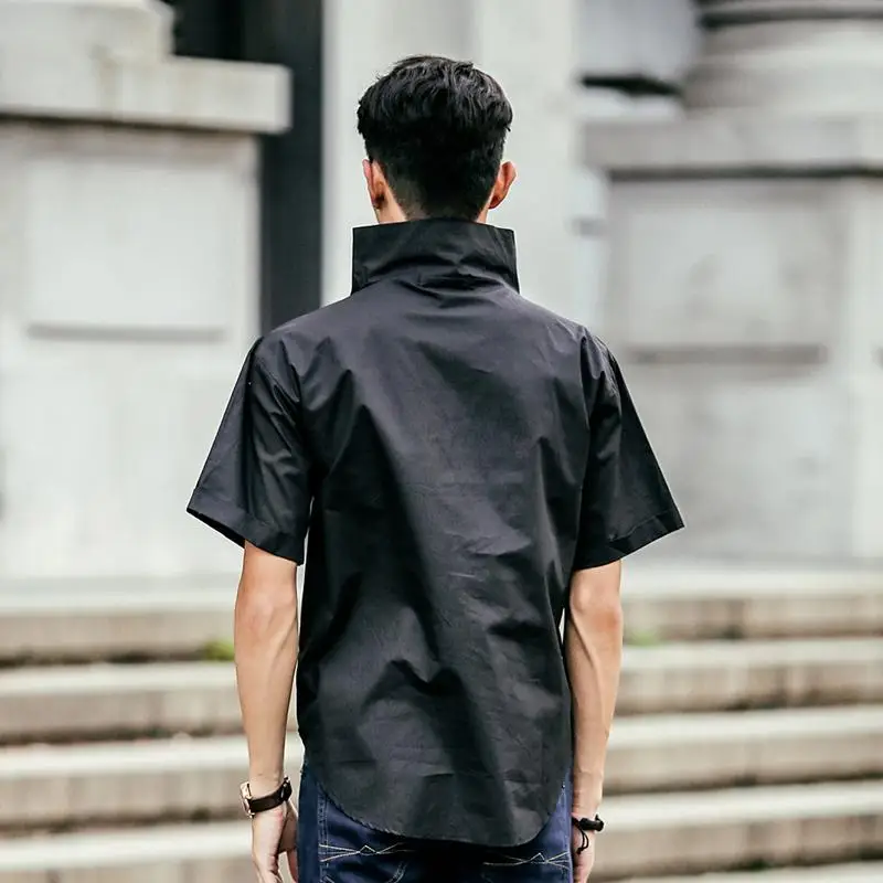 Mens Novelty Buttonless Dress Shirt 