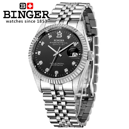 Швейцарские мужские часы Бингер, автоматические механические мужские часы, люксовый бренд, наручные часы сапфировые, водонепроницаемые, reloj hombre BG-03731 - Цвет: Item 4