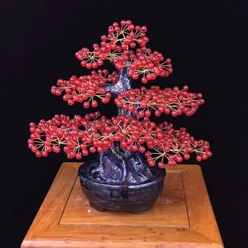 

Wholesale Lovely and sweet natural quartz crystal wedding tree for decoration