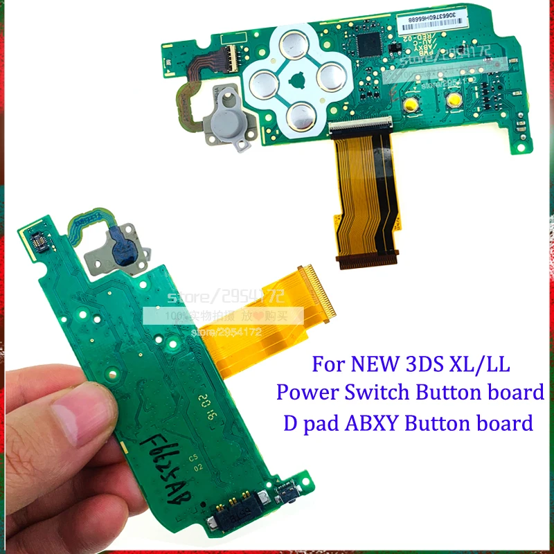 1 шт.-5 шт. оригинальная кнопка включения питания доска D-pad ABXY Управление кнопочная панель для новых 3DS XL LL 3dsxl 3dsll с кабелем
