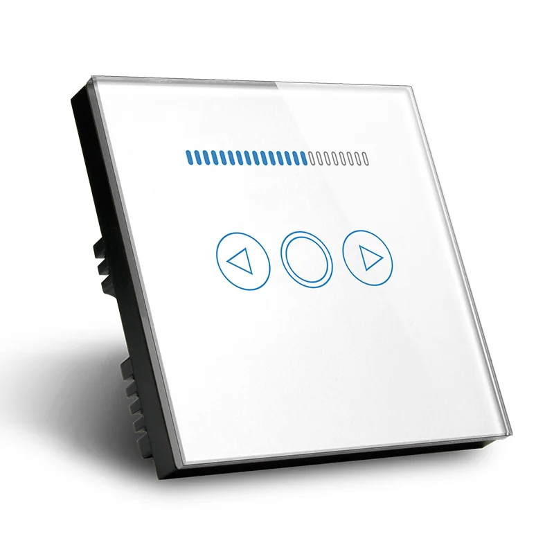  EU Standard LED Dimmer New Design Glass Panel Touch Light Switch Wall Switches 1 Gang 1 Way for led - 32712817367