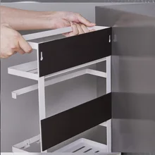 Многофункциональная Магнитная боковая вешалка для холодильника держатель для специй для хранения кухонных инструментов XH8Z