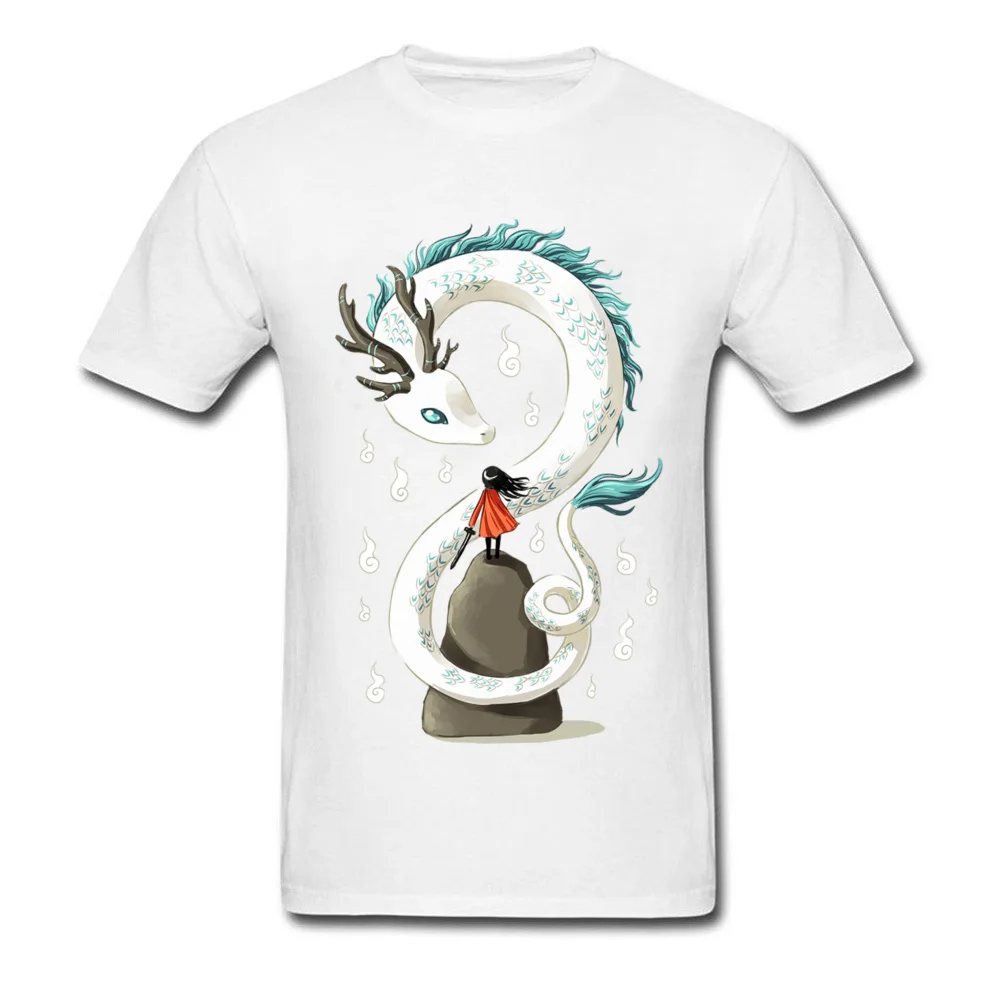 dragon spirit 8178 Pure Cotton Men Short Sleeve Tees Printing Labor Day T-Shirt Party Sweatshirts Cheap Round Collar dragon spirit 8178 white