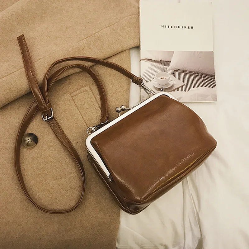 women bags vintage PU leather bag (10)