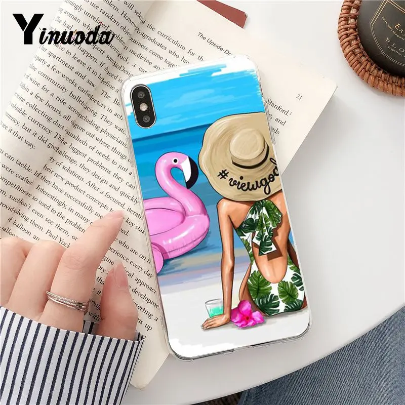 Fashion girl vacation shopping