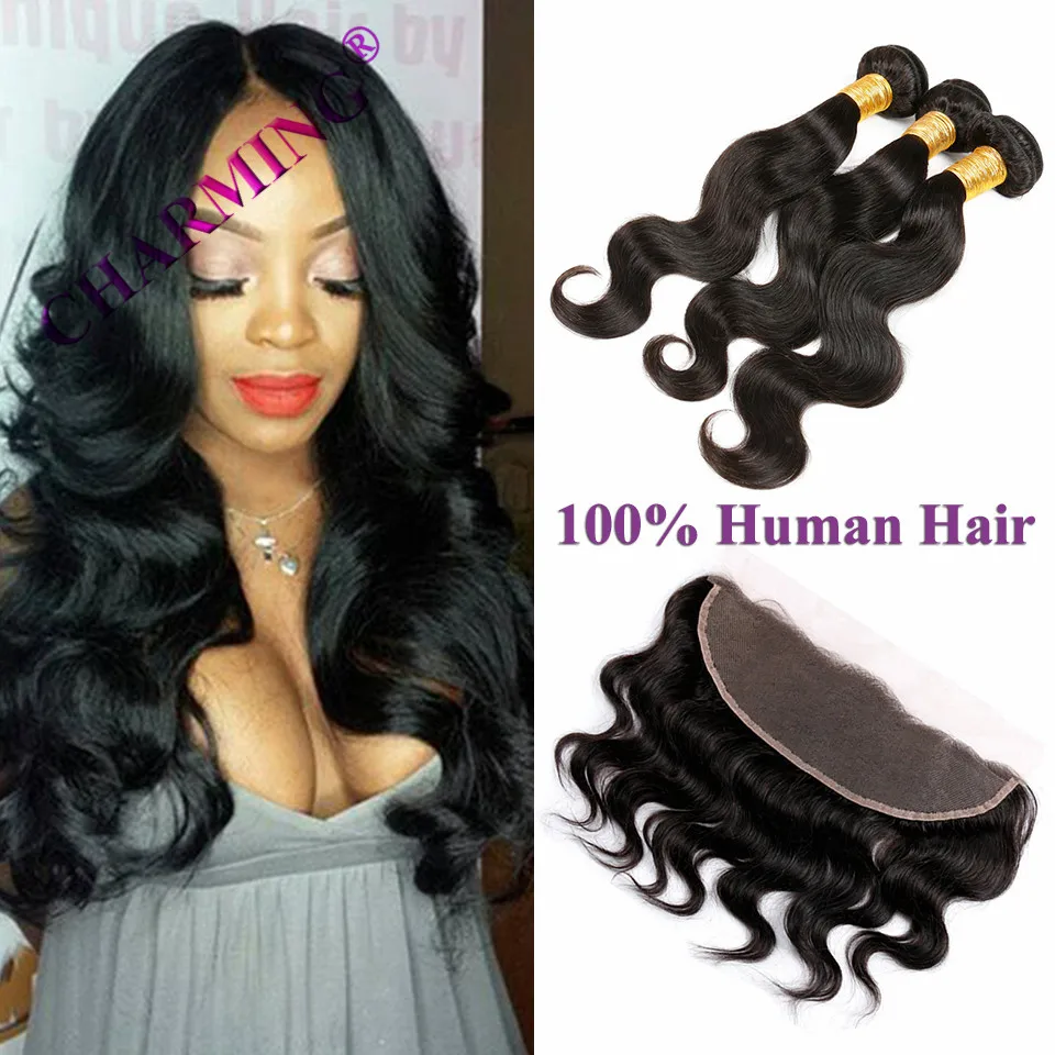 

Ear To Ear Lace Frontal Closure 13*6 With Bundles Malaysia Virgin Hair With Frontal  Bundle Malaysia Body Wave With Closure