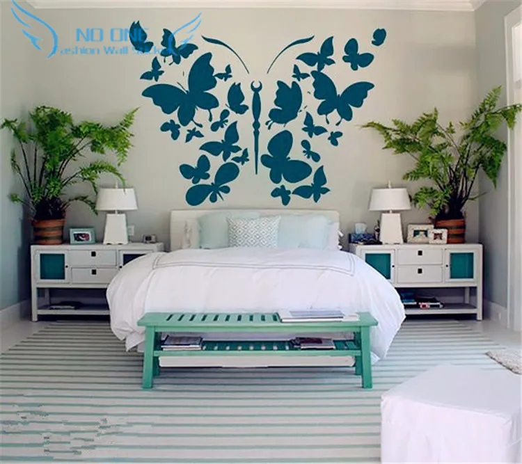 Wall Stickers Butterfly Decal Vinyl Wall Stickers Home Decor Bedroom Dorm Living Room Interior Design Kitchen Art Murals