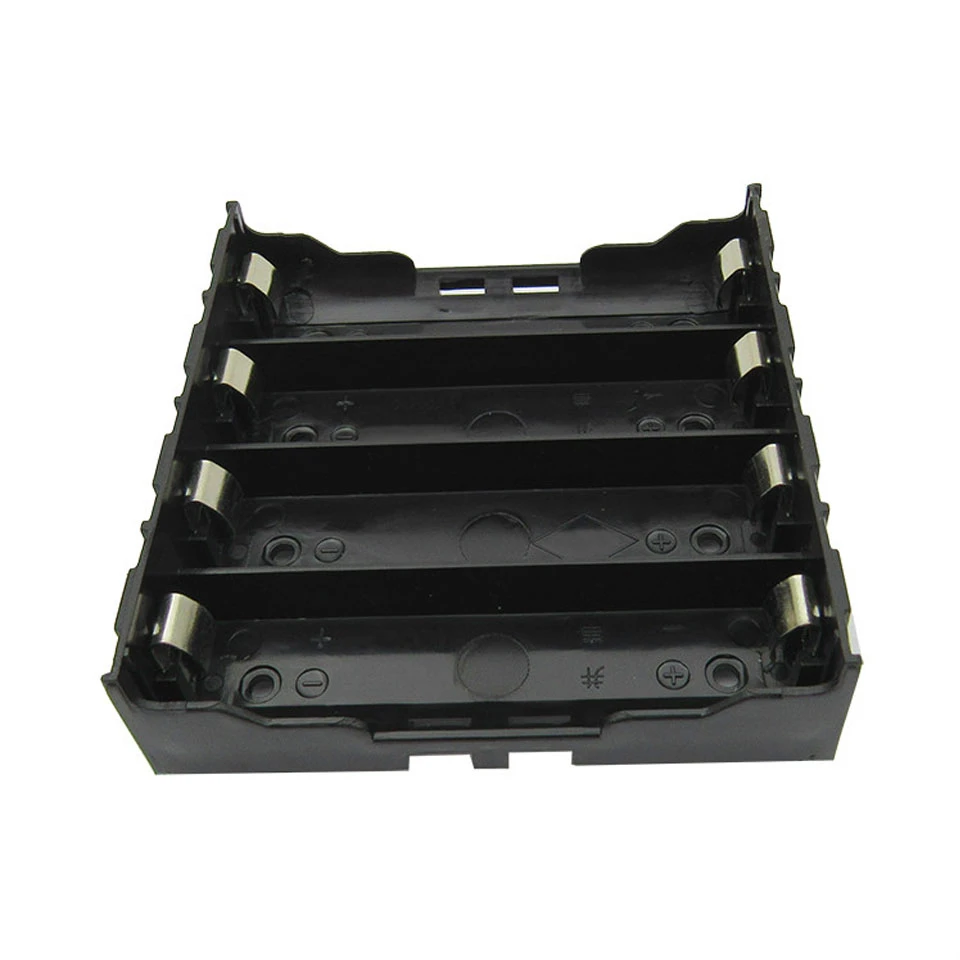 Plastic DIY Lithium Battery Box Battery Holder With Pin Suitable For 2