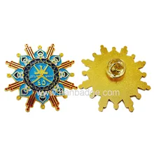 Пользовательские Шевроны Омана индивидуальные Оман Национальный день значки Заказные нагрудные значки по индивидуальному заказу, из мягкой эмали значки-эмблемы