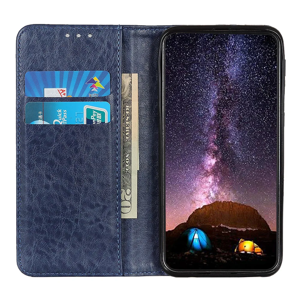 Для OnePlus 7 чехол роскошный Crazy Horse зернистый PU кожаный Магнитный Флип-Стенд кошелек чехол для One Plus 7 1+ 7 чехол с отделениями для карт