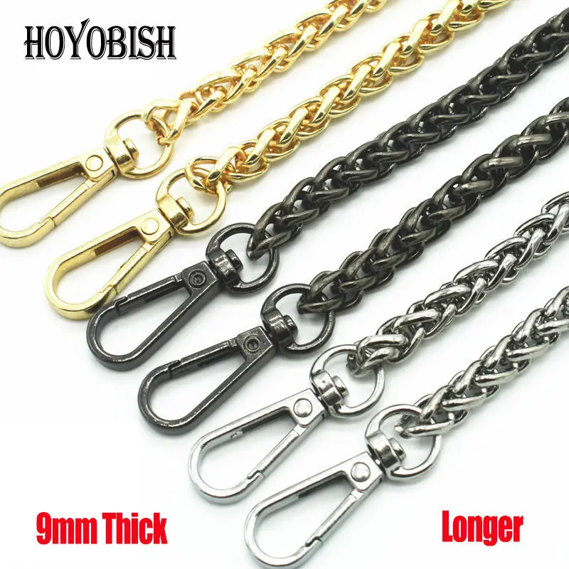 

HOYOBISH 120cm Length Plating Alloys Chains Strap Women Shoulder Bags Crossbody Bag Metal Chains Replaceable Accessories OH206