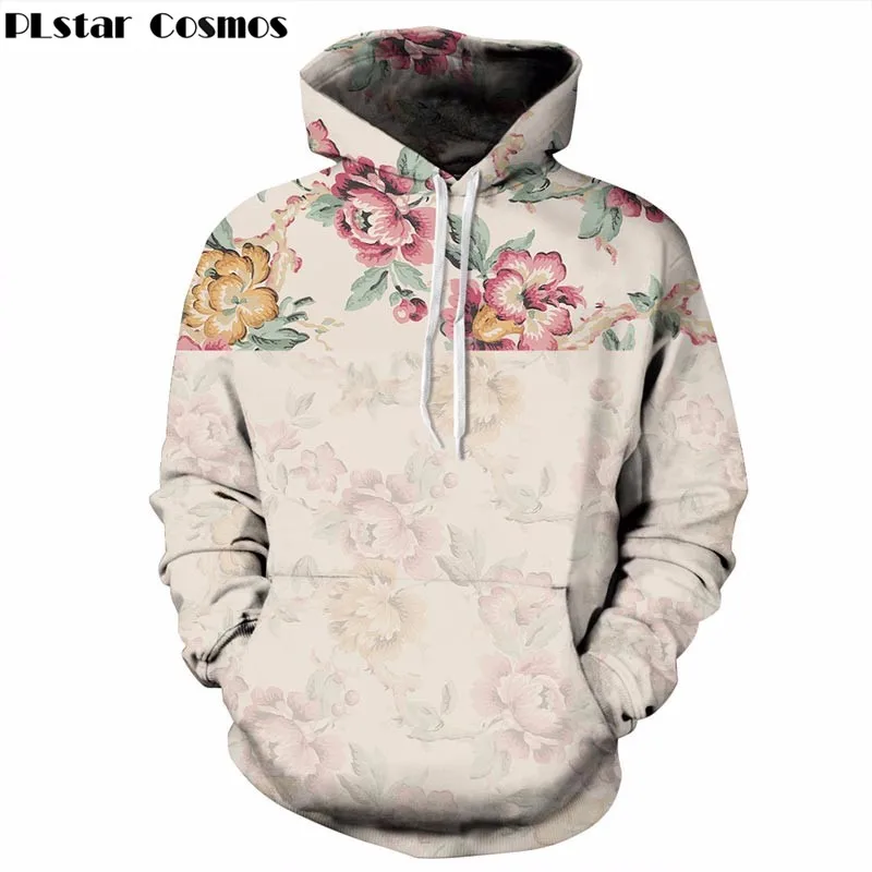 

PLstar Cosmos Flowers Hoodies Men/Women 3d Sweatshirts Digital Print Rosa Roses Floral Hooded Hoodies Brand Hoody Tops