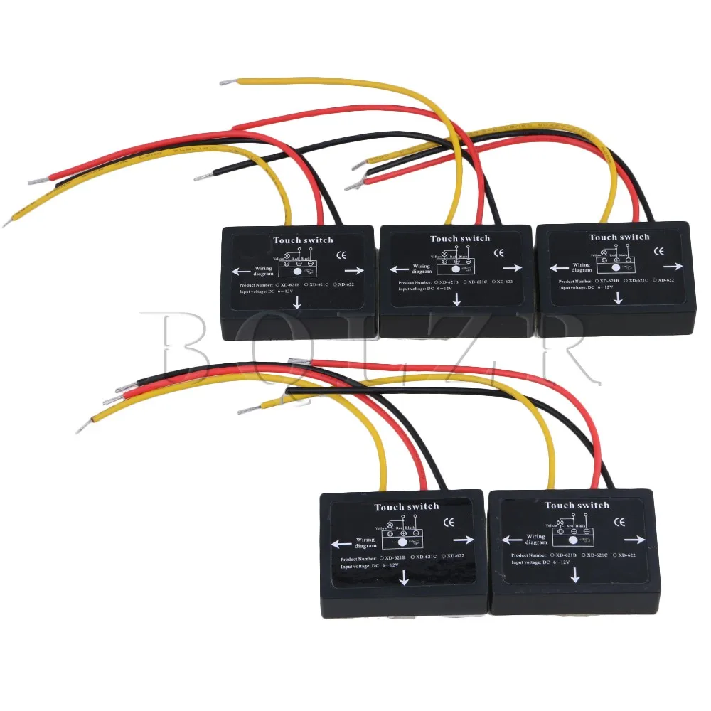 5PCS BQLZR 12V 36W LED Lamp On/Off Touch Switch Sensor for Bathroom Mirror light mirror touch switch bathroom smart mirror switch led touch controller on mirror surface hot selling for hotel or bathroom