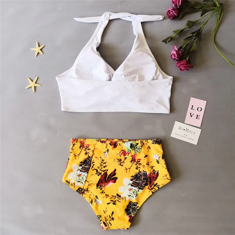 Women Bikini Push-Up Padded Printing Swimwear Swimsuit Set Bathing Beachwear Z0514 | Женская одежда