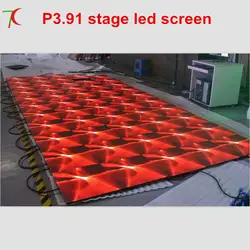 Продажа от производителя P3.91 полноцветный 500*500 мм экран со светодиодной подсветкой для сцены для танцев