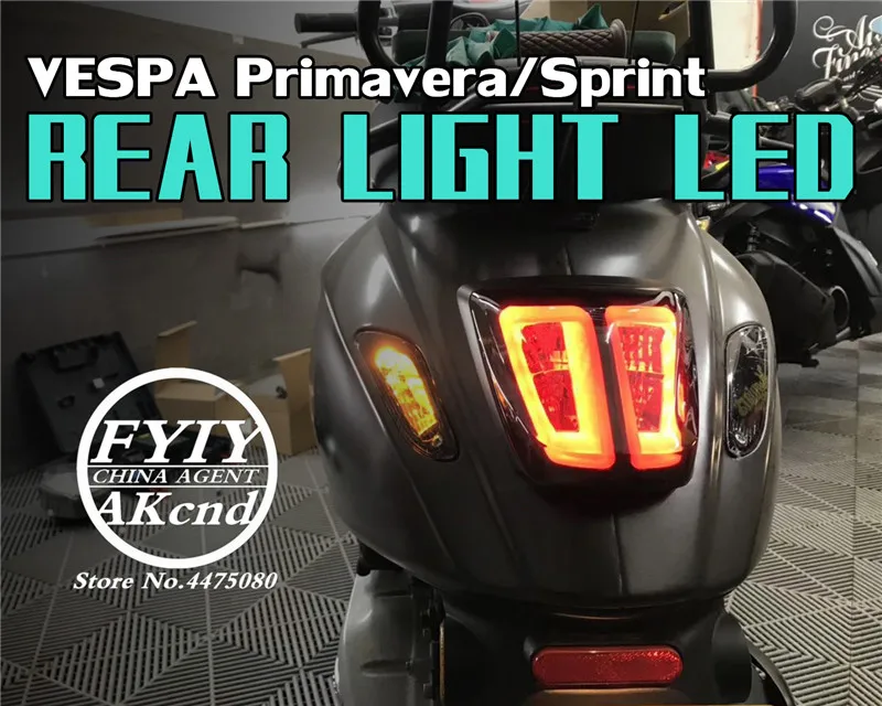 

Rear Light LED for piaggio vespa Primavera 150 Sprint 150 Tail Light Assembly