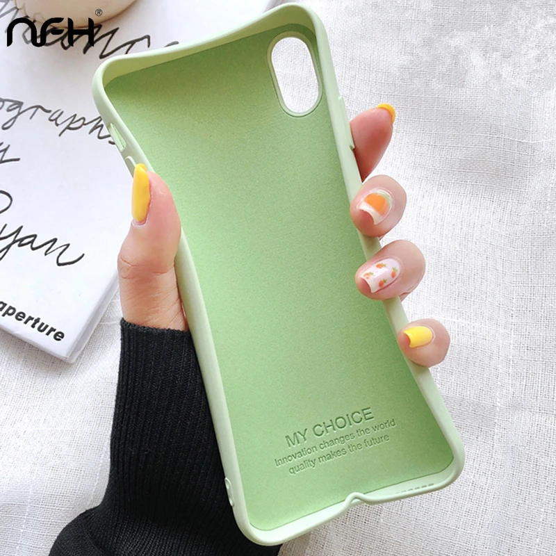 

Cute Soft Silicone Case For Apple X iPhone Xs Max Xr Slim Bumper Protection Phone Housing On for iPhone 6 6S Plus 7 PLUS 8 Cover