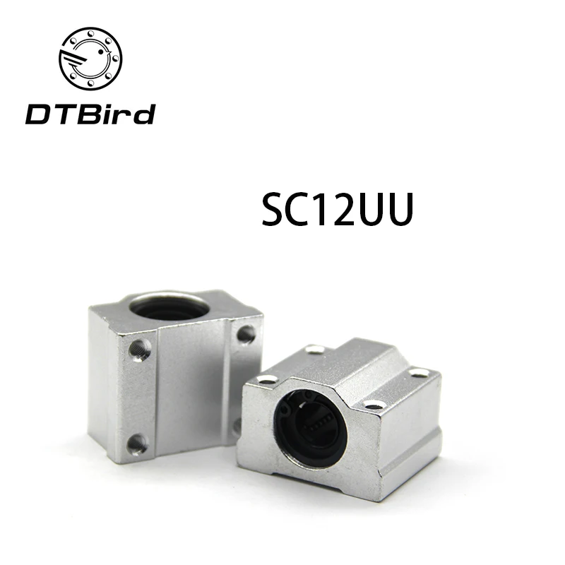 

High quality SC12UU SCS12UU Linear motion ball bearings slide block bushing for 12mm linear shaft guide rail