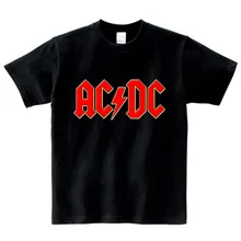 ACDC Kids T Shirt AC DC Letter Logo Print t shirt Children casual T-shirt AC/DC Graphic Boy Girl Rock tee Toddler Costume NN floral and graphic print buttons henley t shirt