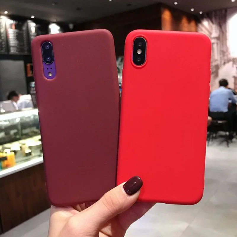 

Cute Candy Color Case For Huawei P9 P10 Lite Plus P20 P30 Pro Lite Slim Soft Matte TPU Cover For Huawei Mate 10 20 Lite Pro Case