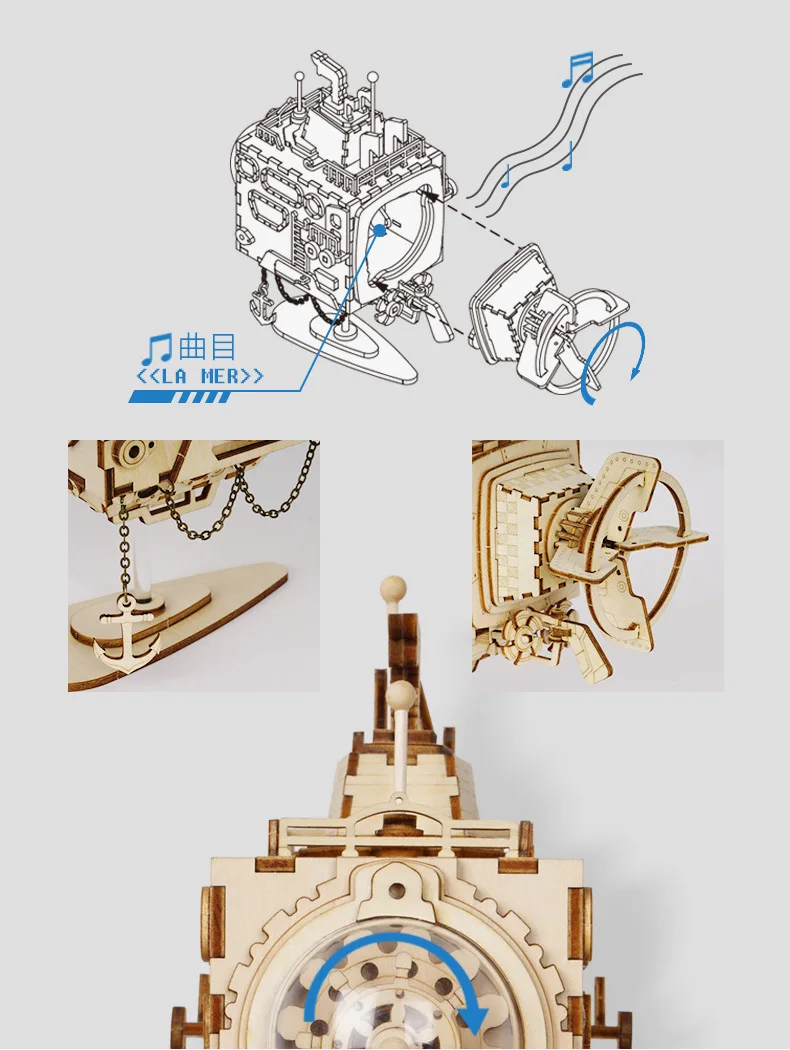 Новое поступление, креативная 3D космическая машина, деревянная игра-головоломка, сборная игрушка, подарок для детей, подростков, взрослых, en bois